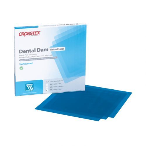 Dental Dam, Latex, Powder-Free/Low Protein