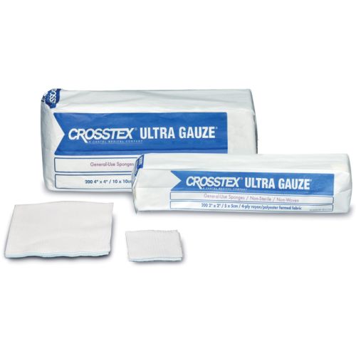 Ultra Gauze Non-Woven Sponges 4 Ply, Non-Sterile