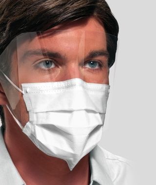 Ultra Sensitive Fog Free Earloop Mask w/ Shield w/ Secure Fit Mask Technology- ASTM LEVEL 3
