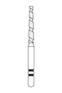 Two Striper Ultra-Premium Diamond Burs -  TS2000 (Turbo/Spiral)-1