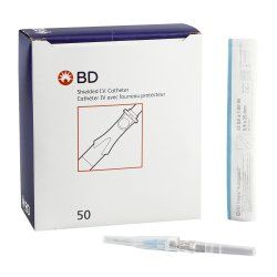 Peripheral IV Catheter Insyte Autoguard 22 Gauge 1 Inch Retracting Safety Needle