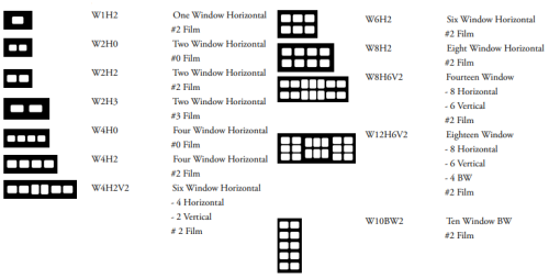 FILM MOUNTS- Open Window Mounts 