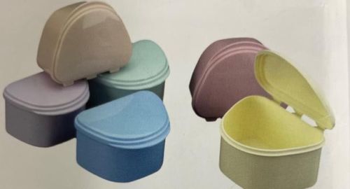 Dental and Laboratory Appliance Boxes-PASTEL DENTURE BOX- Assorted