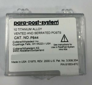 Metal Posts and Drills- ParaPost System Titanium
