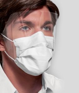 Ultra Sensitive FogFree Earloop Mask w/ Shield- ASTM LEVEL 3