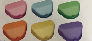 Dental and Laboratory Appliance Boxes- LITEFLAVOR STANDARD RETAINER BOX- Assorted