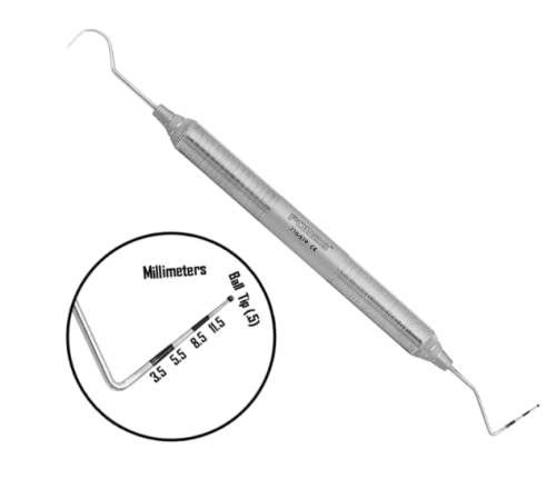 POMEE USA  Periodontal Expros - Hollow Handle 9.5mm- Color Coded   