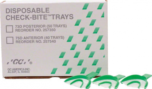 COE Triple Function Check-Bite Disposable Trays