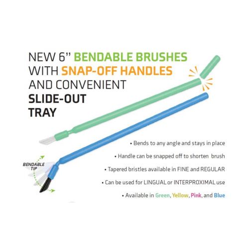 Bendable Brushes 6" 