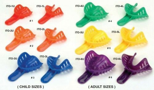 Excellent-Colors Disposable Impression Trays- Child and Adult