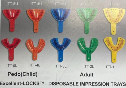 Excellent-Locks Disposable Impression Trays- Child and Adult