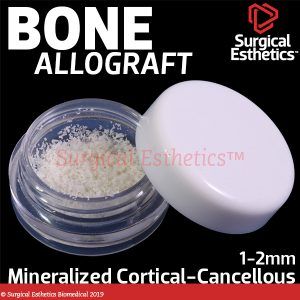 Ossif-i sem Mineralized Cortical-Cancellous Mix Bone Allograft – Small and Large Particle- Surgical Esthetics