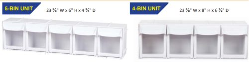Practice Enhancement Organizers-Tilt Bins Unit