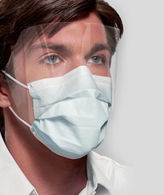 Ultra FogFree Earloop Mask w/ Shield- ASTM LEVEL 3